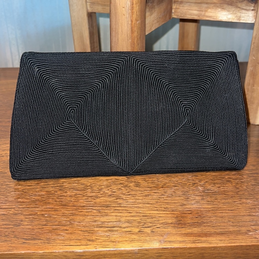 Vintage Black Clutch - Picture 2 of 6